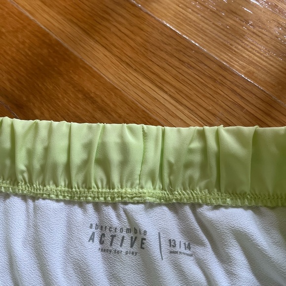 COPY - abercrombie kids neon yellow shorts - Picture 3 of 3